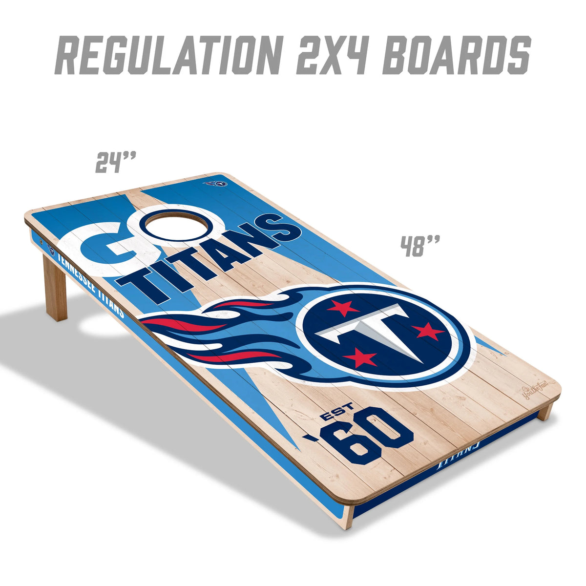 YouTheFan NFL Buffalo Bills 2' x 4' Cornhole Game