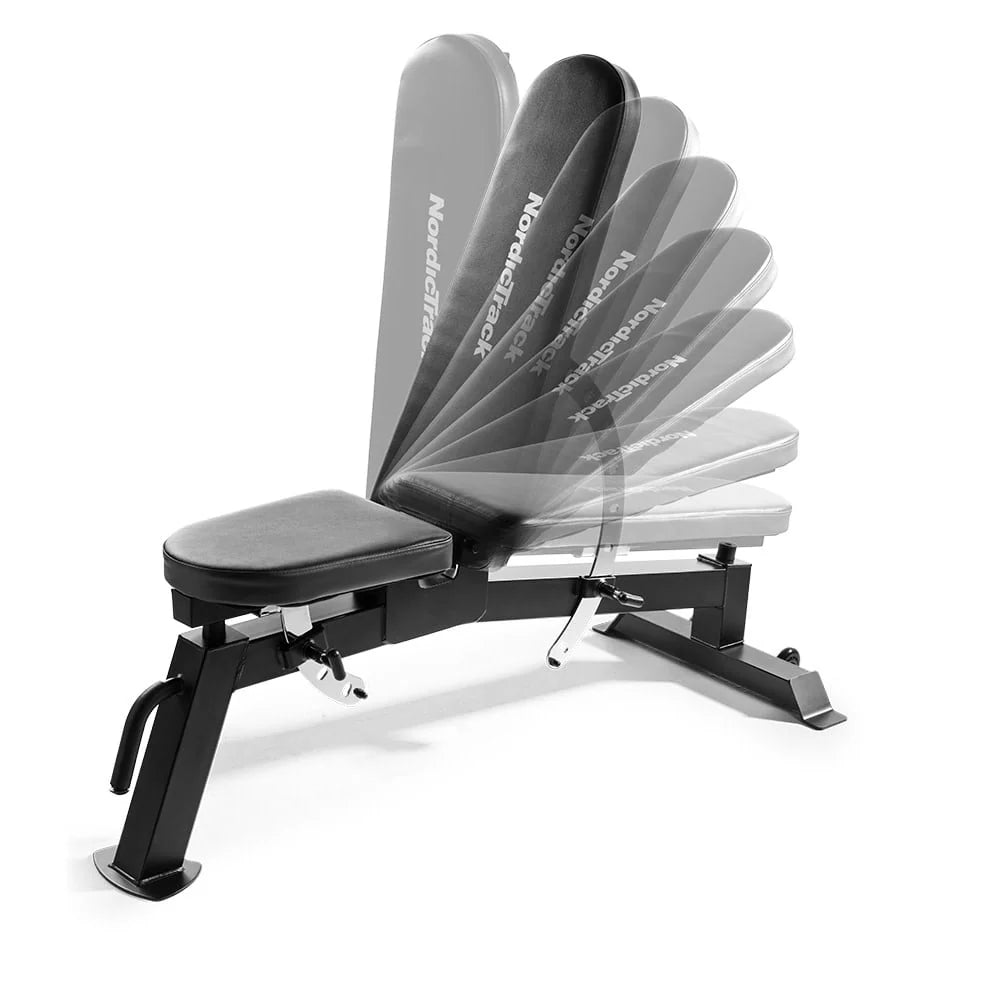 NordicTrack Adjustable Weight Bench with High-Density Foam Backrest, 300 lb. Weight Limit