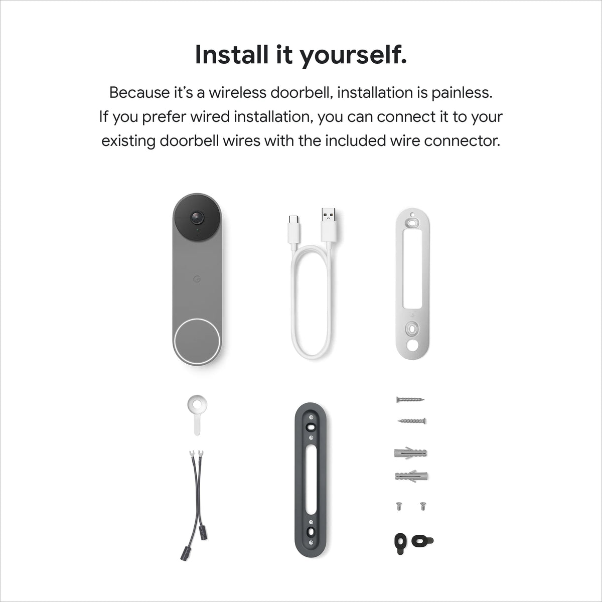 Google Nest Doorbell (Battery) (Linen)
