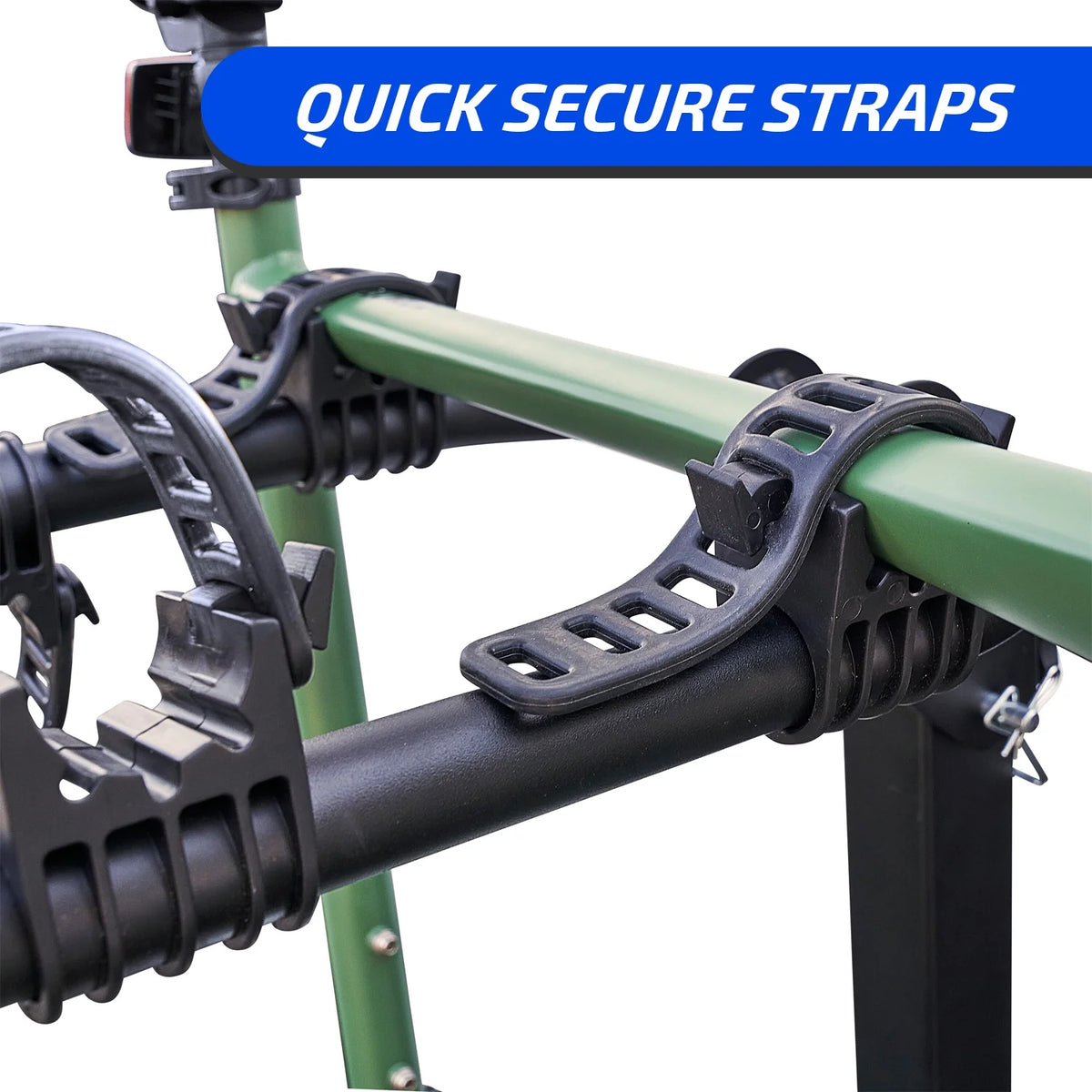 Ozark Trail 4-Bicycle Hitch Mounted Steel Bike Rack, Carry up to 132lbs,Foldable Design