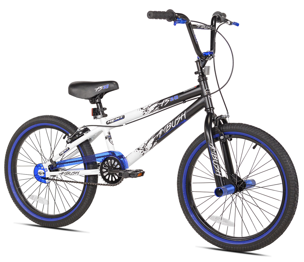 20" Kent Ambush BMX Bicycle, 20" Wheels, Child Ages 7-14 Years, Blue