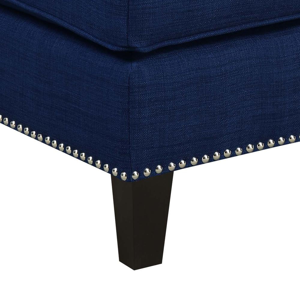 Picket House Emery Ottoman Heirloom Charcoal