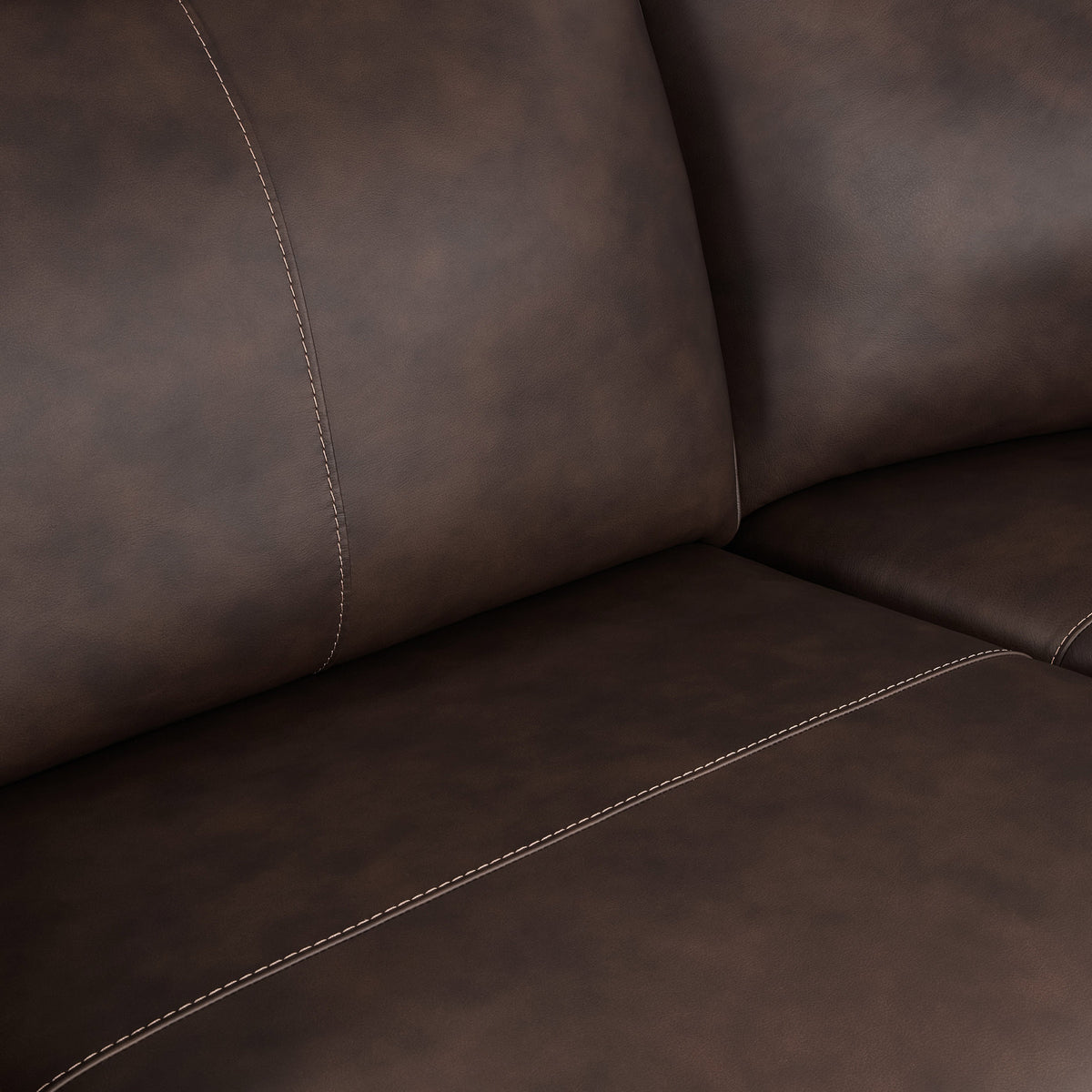 Flexsteel Griffin Italian Leather Power Reclining Sofa with Power Headrests