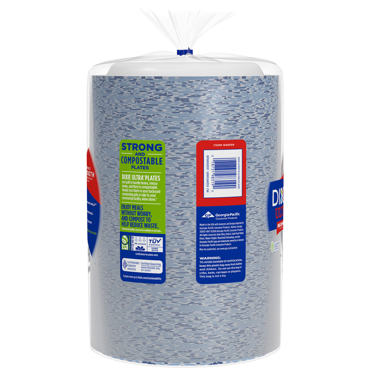 Dixie Ultra 8-1/2' Paper Plate, 240-count