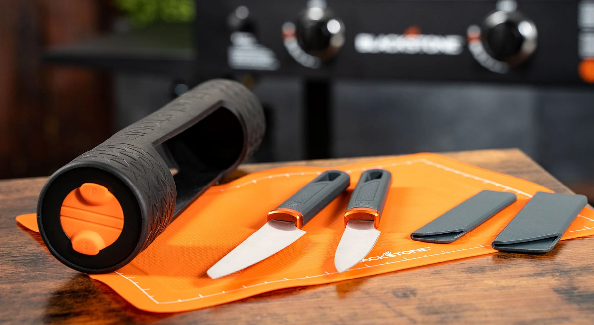 Blackstone Adventure Ready Stow and Go Silicone Knife Set Roll