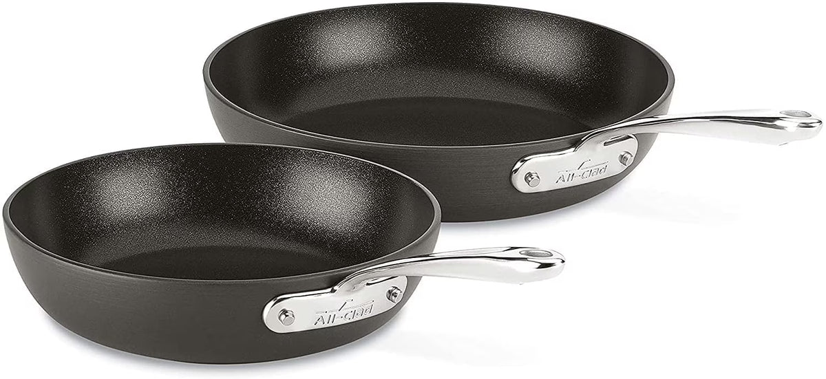 All-Clad Essentials Hard Anodized Nonstick Cookware Set, 10 piece