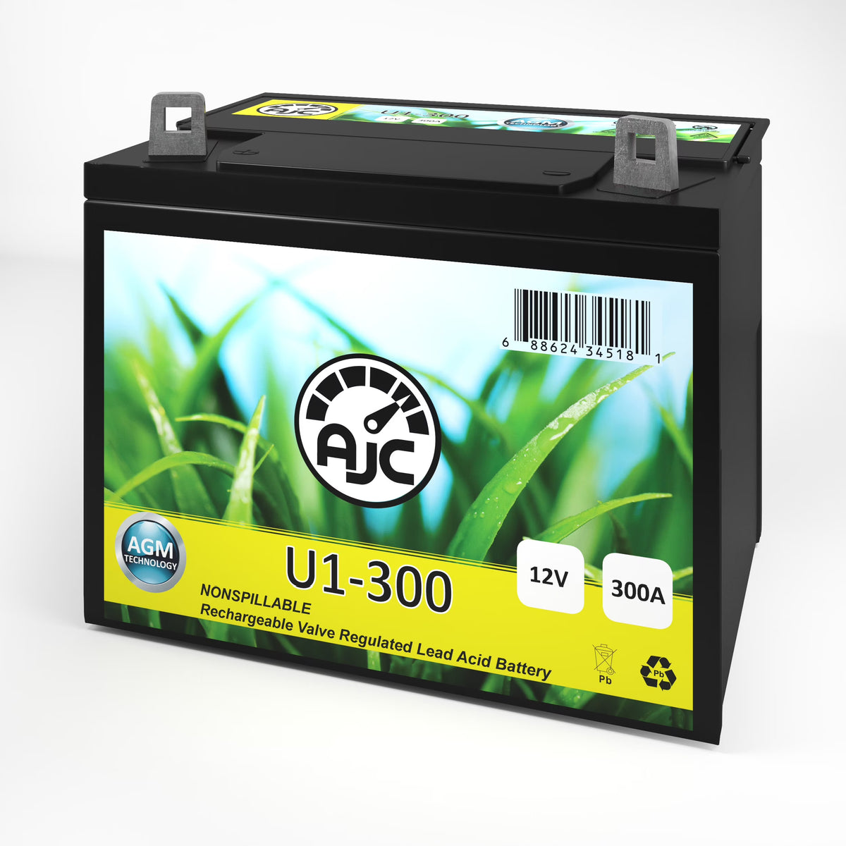 John Deere X730 U1 Lawn Mower and Tractor Battery - This Is an AJC Brand Replacement