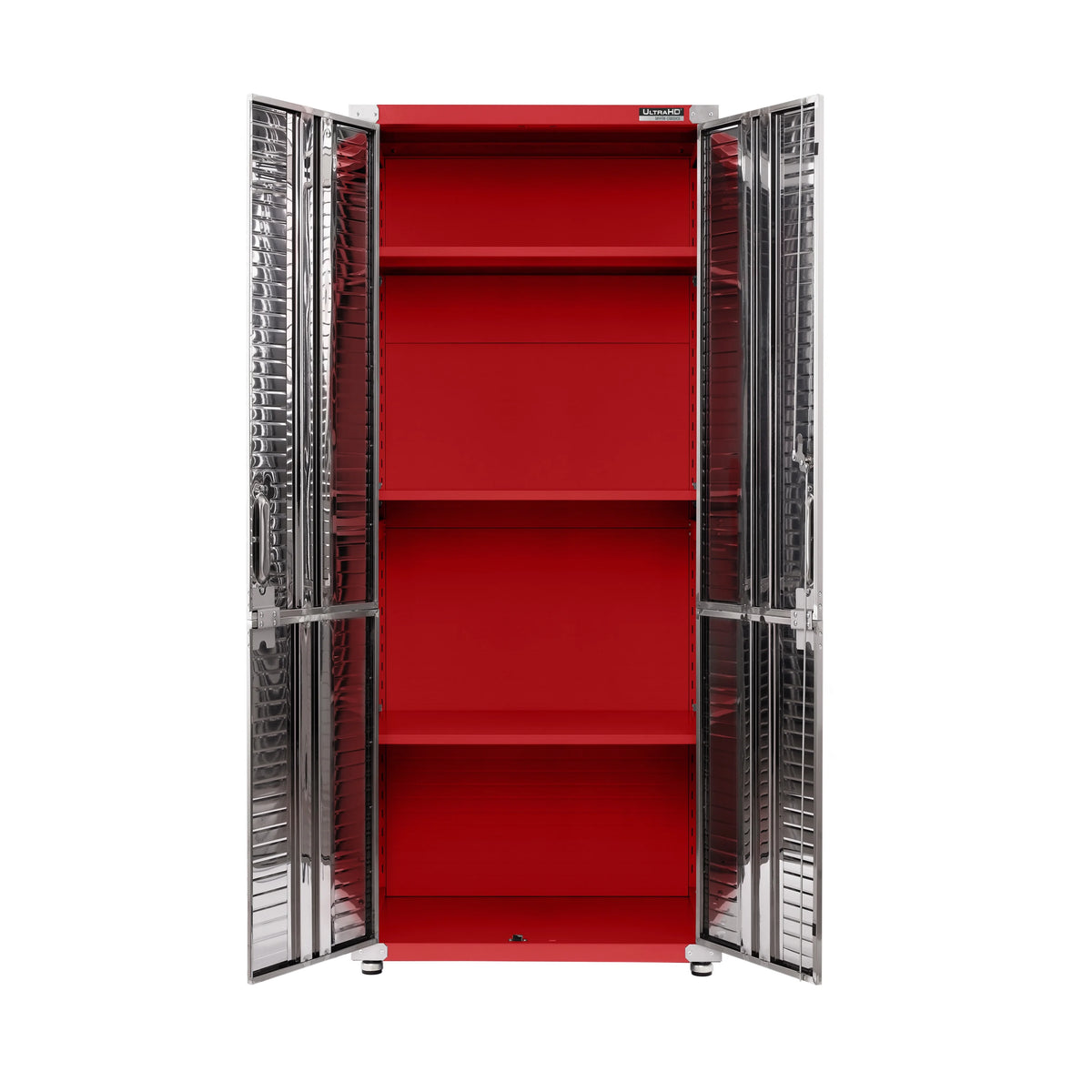 Seville Classics UltraHD? Steel Body Lockable Storage Cabinet Organizer Locker Shelving Unit, Graphite, 30" W x 18" D x 72" H