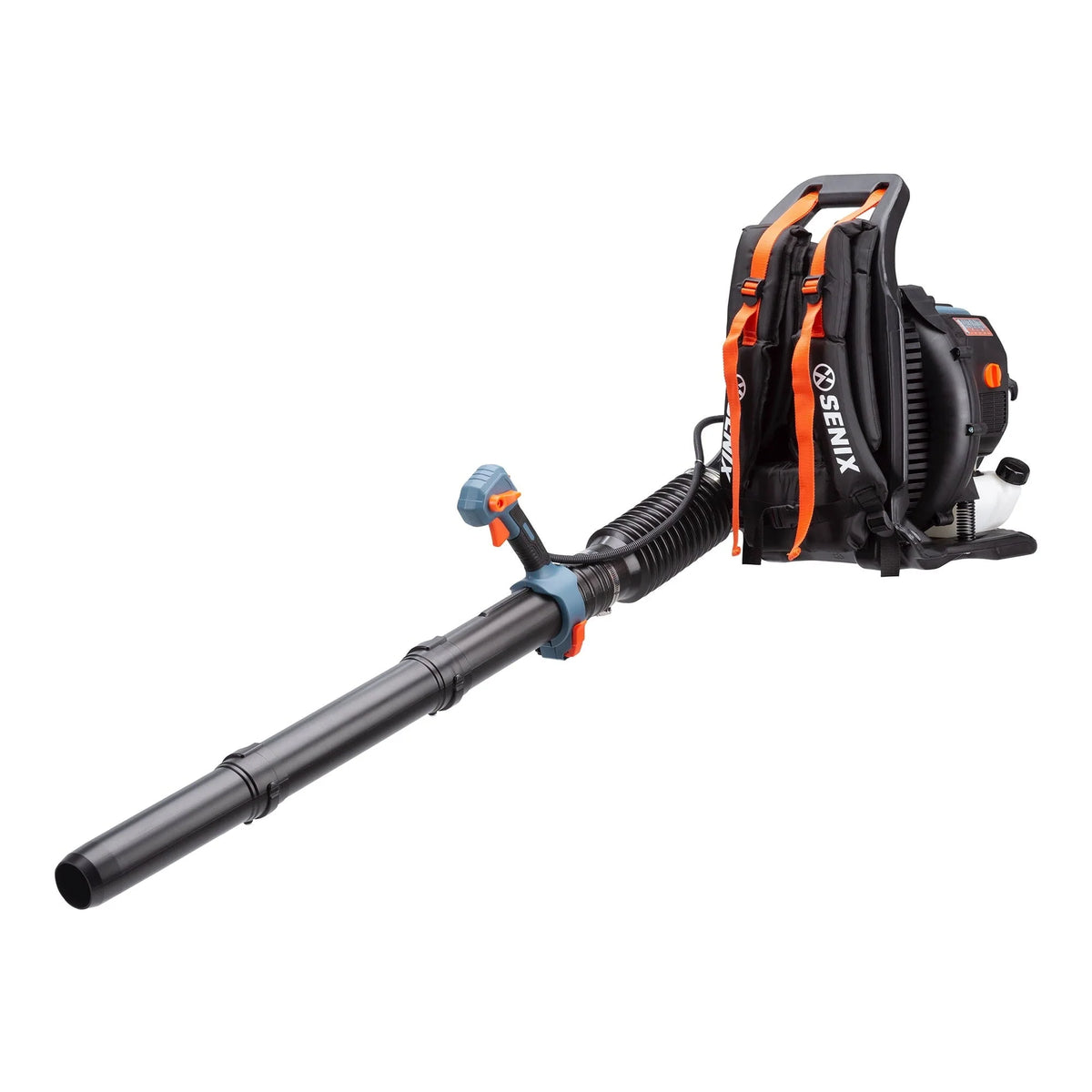 SENIX 49 Cc 4-Cycle Gas Powered Backpack Leaf Blower, up To 600 cfm and 200 mph, BLB4QL-M