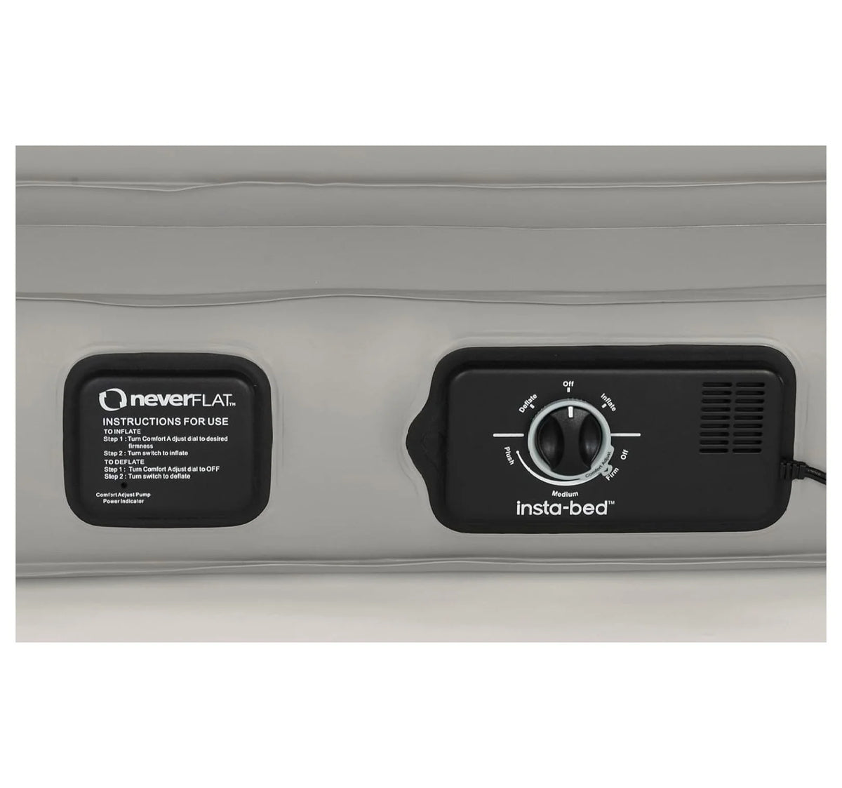 Raised Air Mattress with Never Flat Pump,