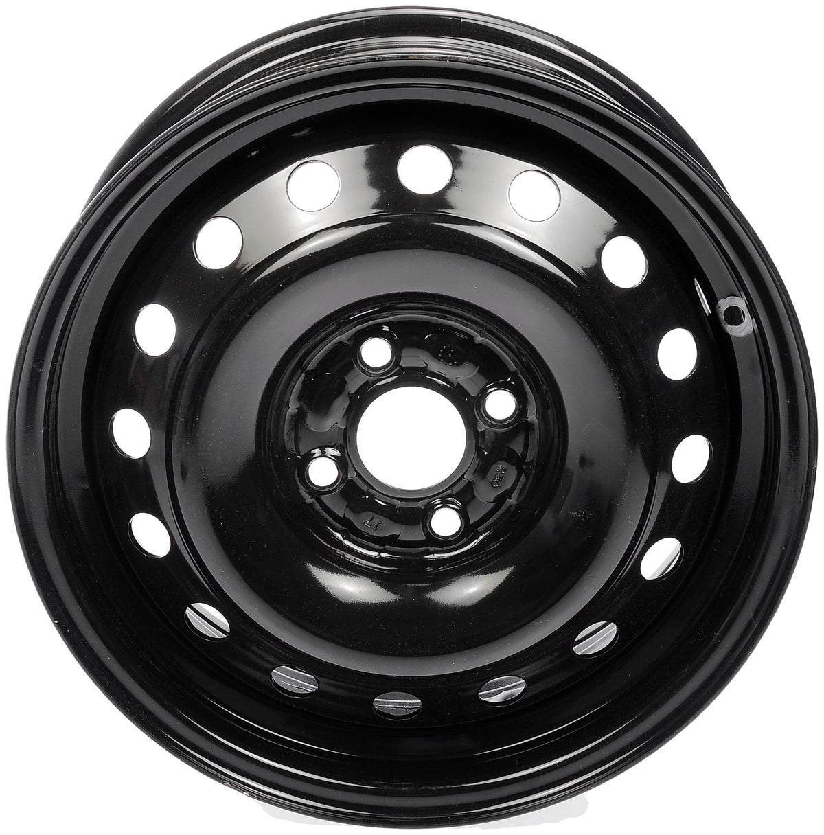 Dorman 939-246 Steel 15" Wheel Rim 15 x 6-inch 4-Lug Black, for Specific Chevrolet / Pontiac Models