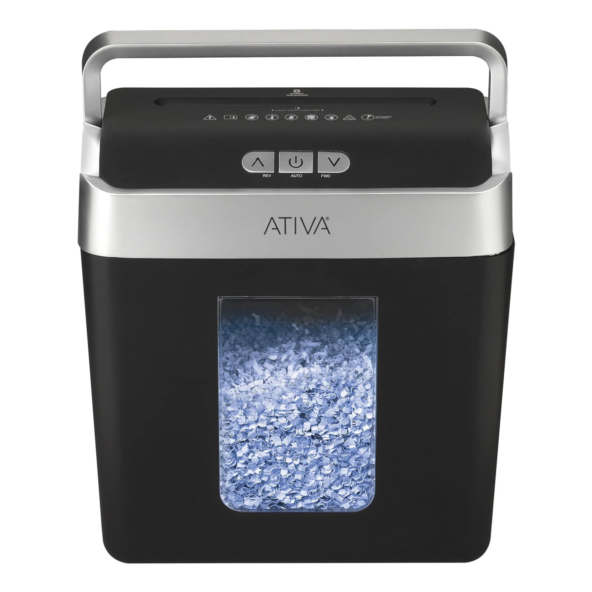 Ativa® 8 Sheet Micro-Cut Lift-Off Shredder With Handle, OMM83B