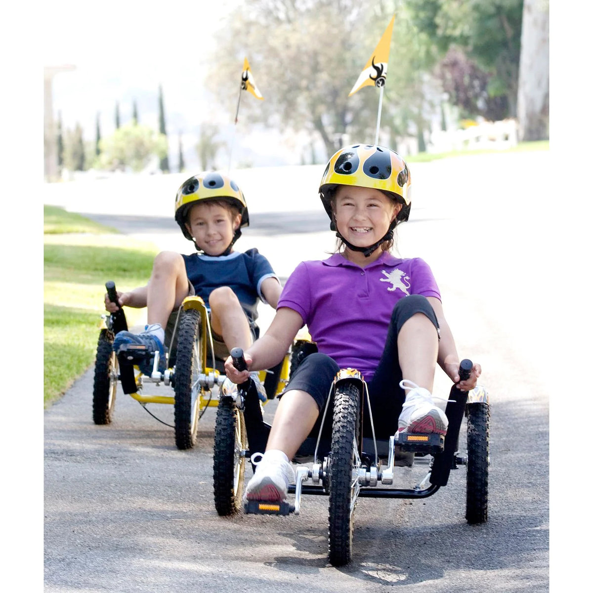 Mobo Mobito: The Ultimate 3-Wheeled Cruiser, Youth - Yellow Unisex