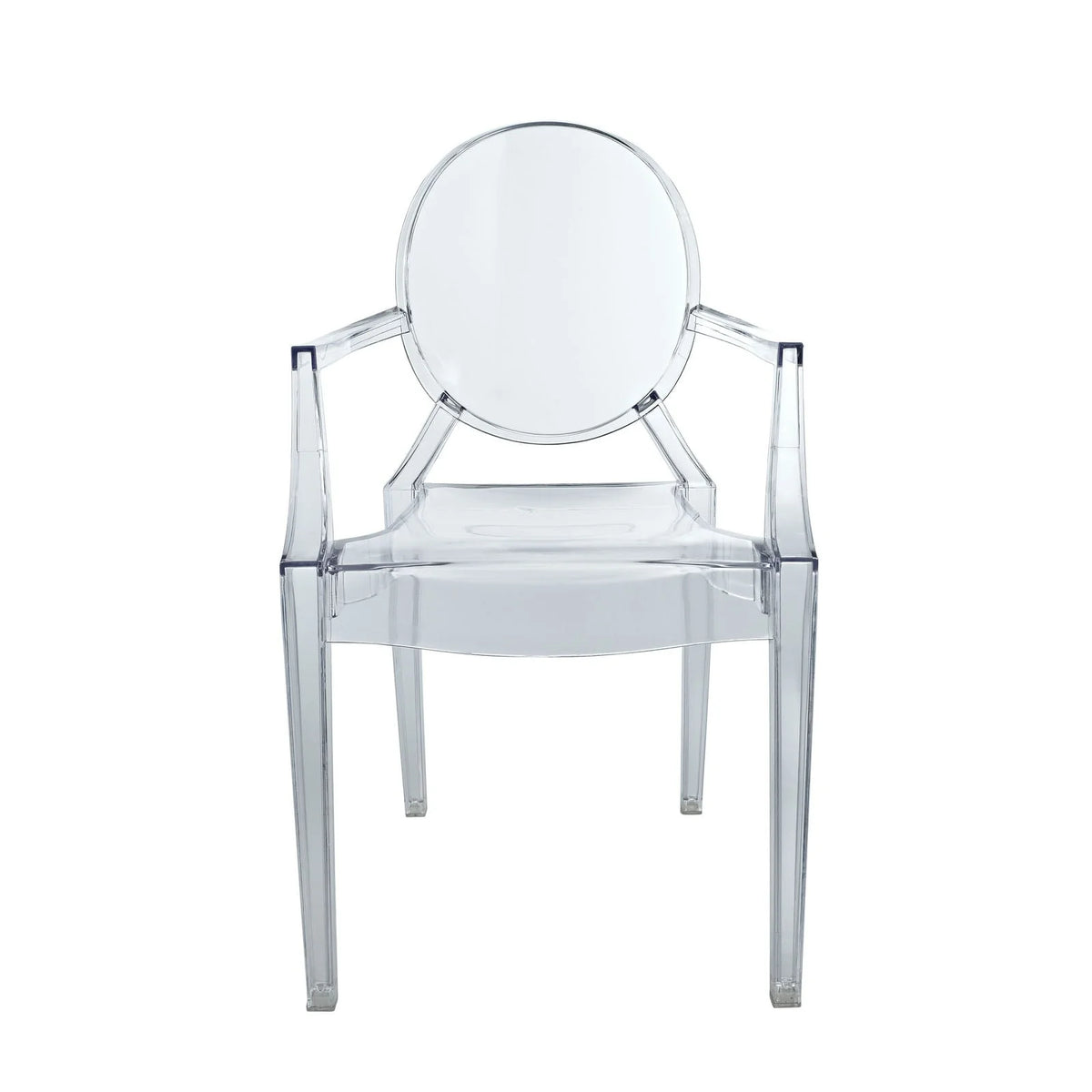 Modway Casper Miniature Chair in Clear,  3.5"l x 3.5"w x 6.5"h"