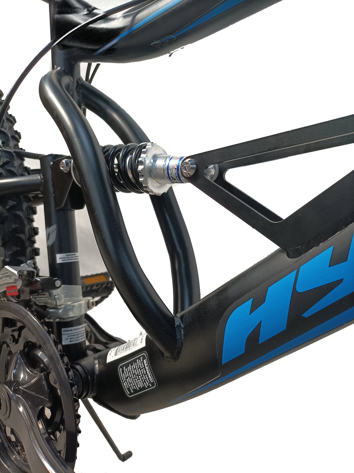 Hyper Bicycles Men's 26" Shocker Mountain Bike, Black/Green