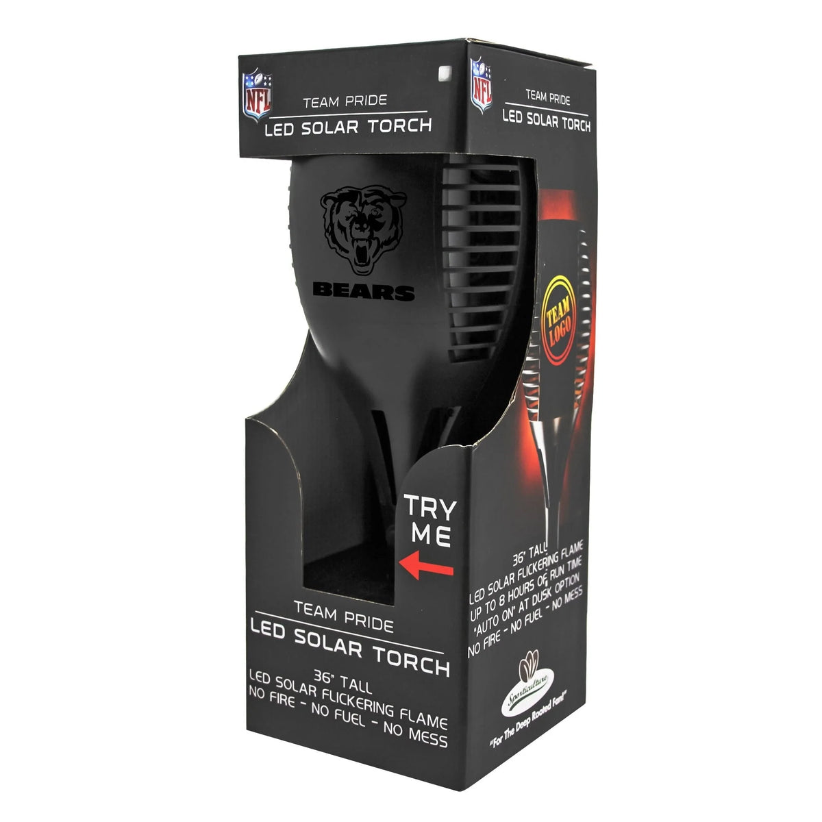 NFL Chicago Bears Team LED Solar Torch - Chicago Bears