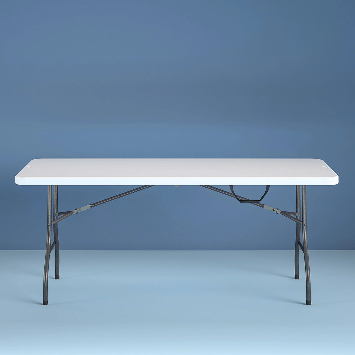 Cosco 8 Foot Centerfold Folding Table, White