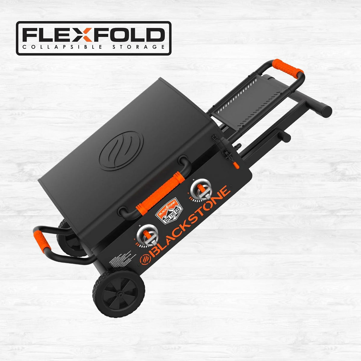 Blackstone On the Go 2-Burner 22" Scissor Cart Griddle with Hood