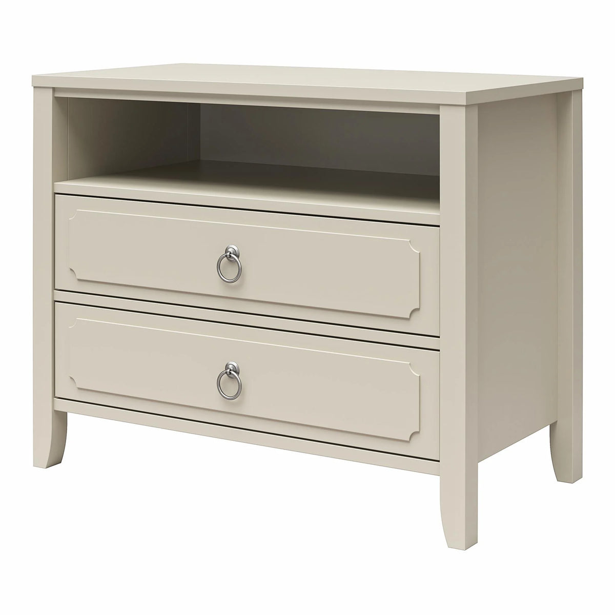 Her Majesty 2 Drawer Nightstand, Mustard Yellow