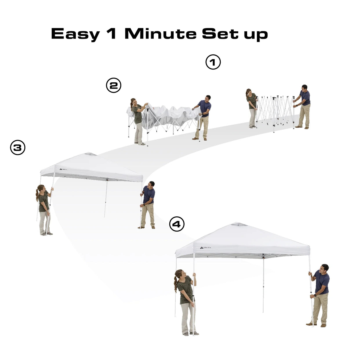 Ozark Trail Instant Canopy, 10' x 10'