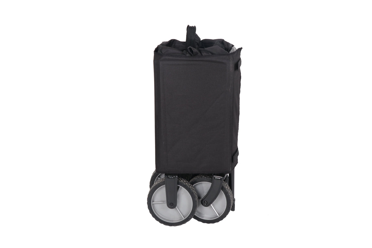 Ozark Trail Multi-Purpose Big Bucket Cart, Black Wagon, 24 inches in Height