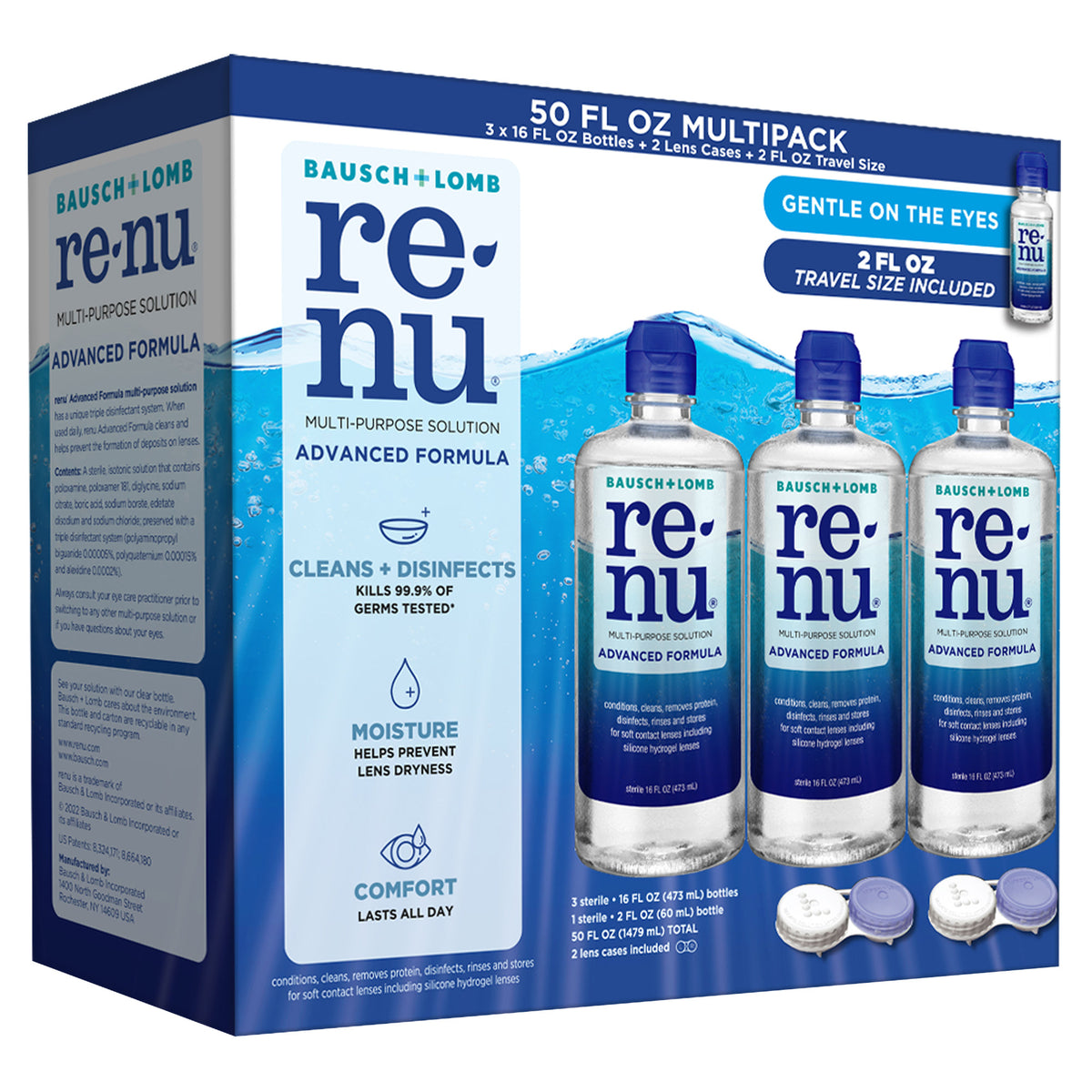 renu Advanced Formula Multi-Purpose Solution, 50 Ounces