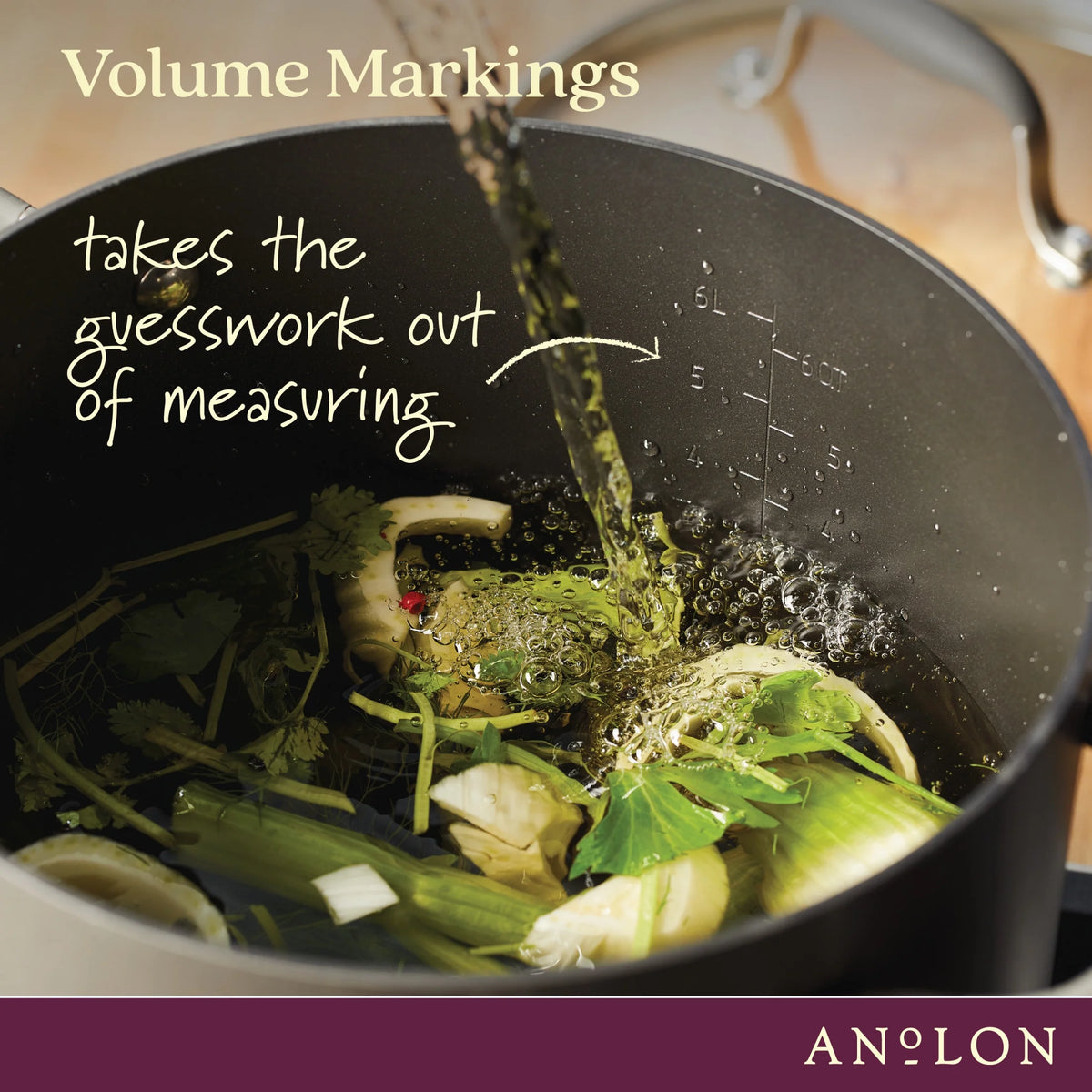 Anolon Advanced Home 11 Piece Hard-Anodized Nonstick Cookware Set, Moonstone