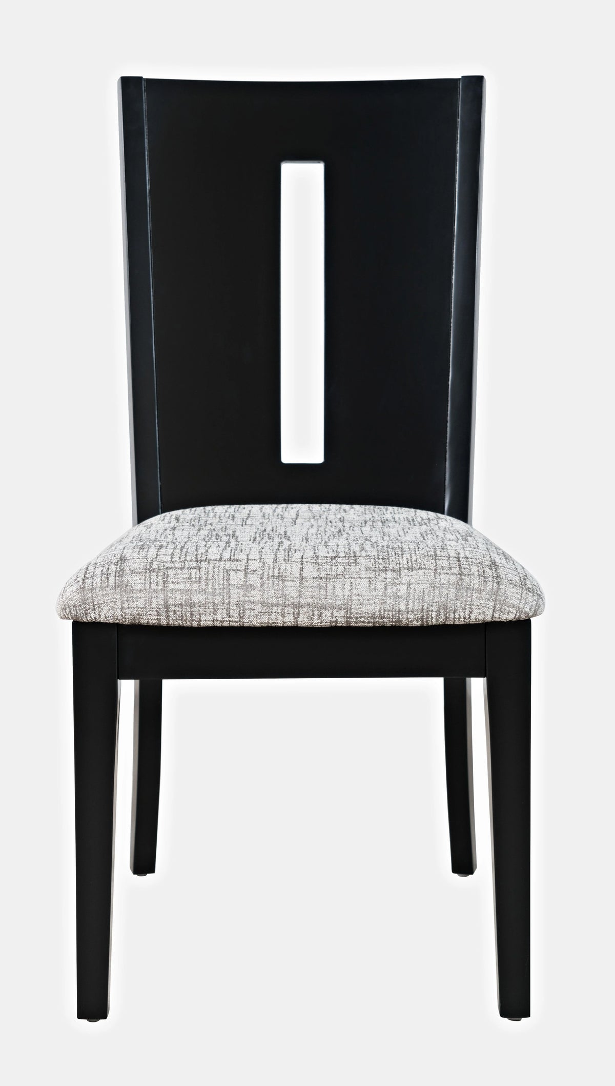 Jofran Urban Icon Contemporary 42" Round Five-Piece Dining Set with Upholstered Chairs