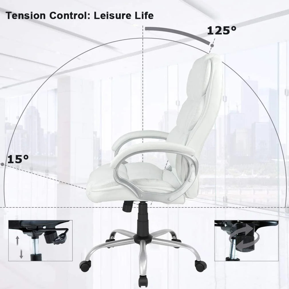 BestOffice Ergonomic Office Chair, Lumbar Support, Rolling Swivel for Men, Women(Black)
