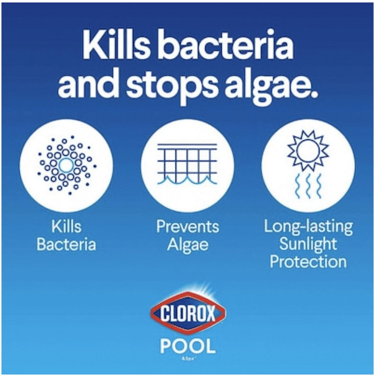Clorox Pool&Spa XtraBlue 3" Long Lasting Chlorinating Tablets 25 lb