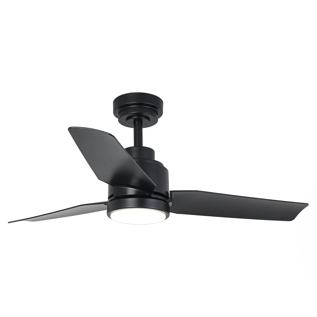 42" Modern Gold Dimmable Ceiling Fan DC Motor Indoor 3-blade LED Ceiling Fan with Remote