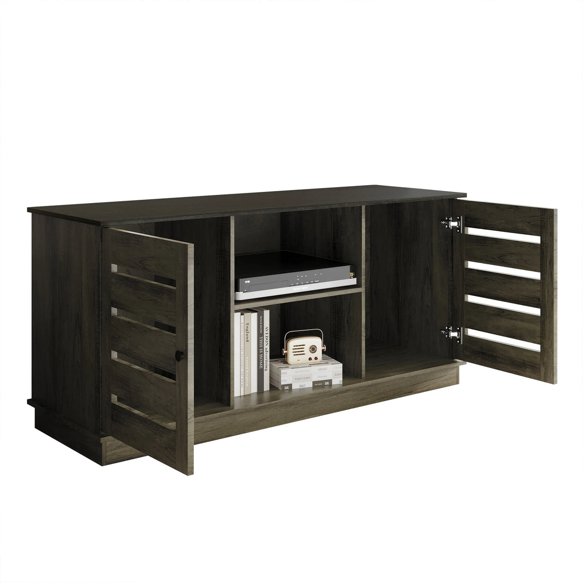 Castle Place Vintage TV Stand Console for TVs up to 50", Blue
