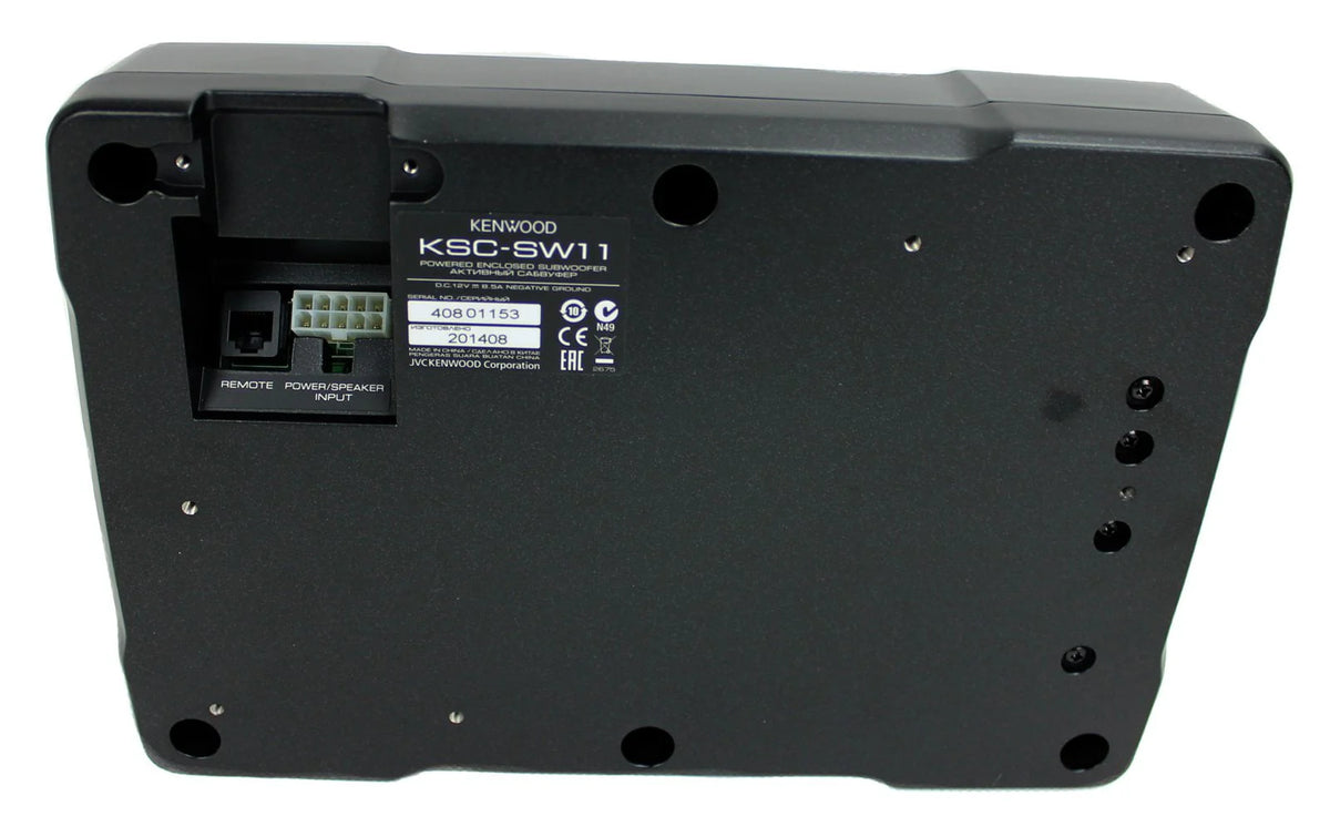 Kenwood KSC-SW11 150-Watt Compact Powered Subwoofer with Remote