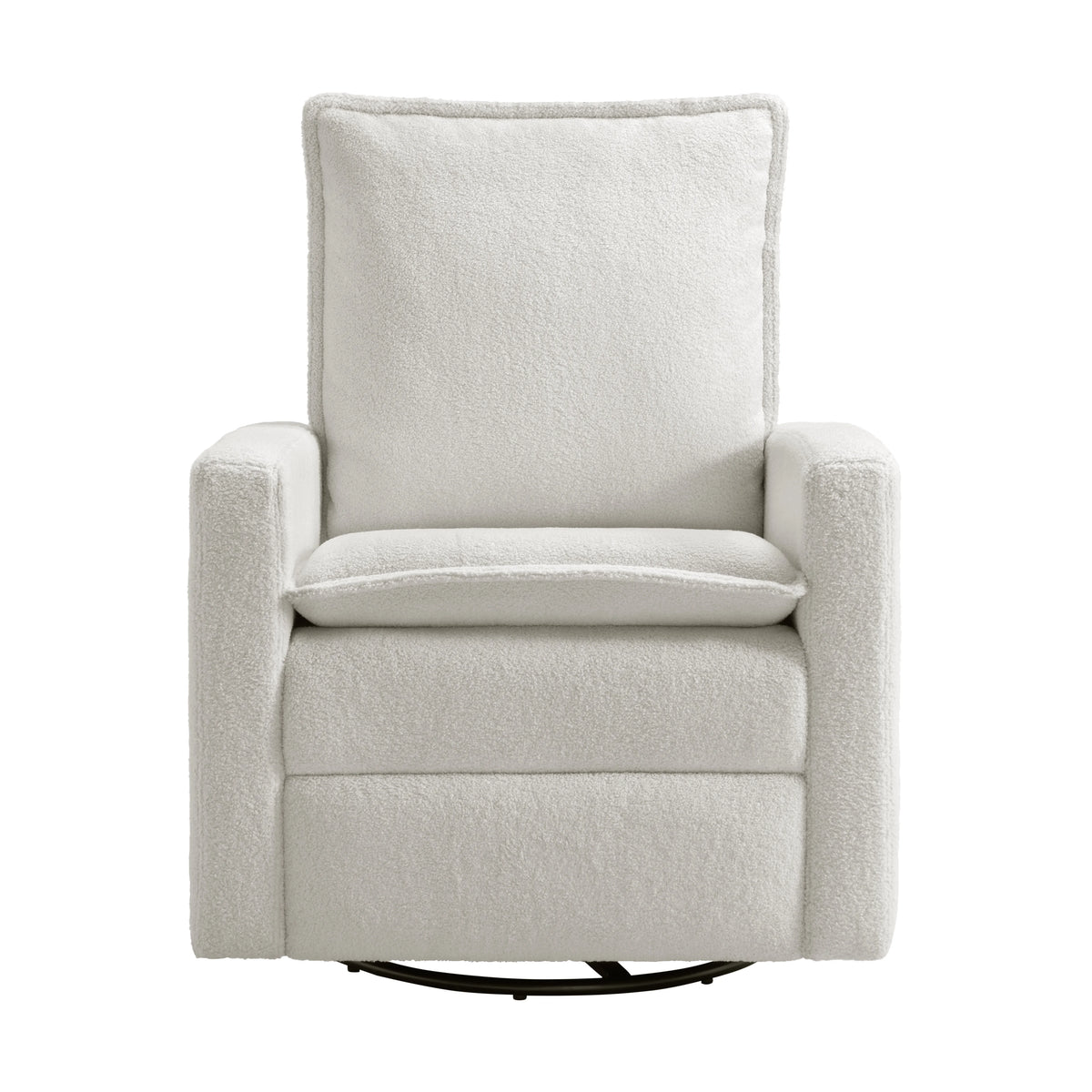 Soho Baby Coventry Glider Recliner Boucle White