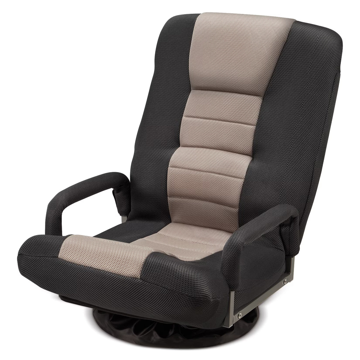 Avocahom Swivel Gaming Floor Chair w/ Armrest Handles, No Assembly gaming chair rocker, Folding Reclining Sofa w/6 Position Adjustable Backrest for Video Games, Watching TV, Reading,Blue