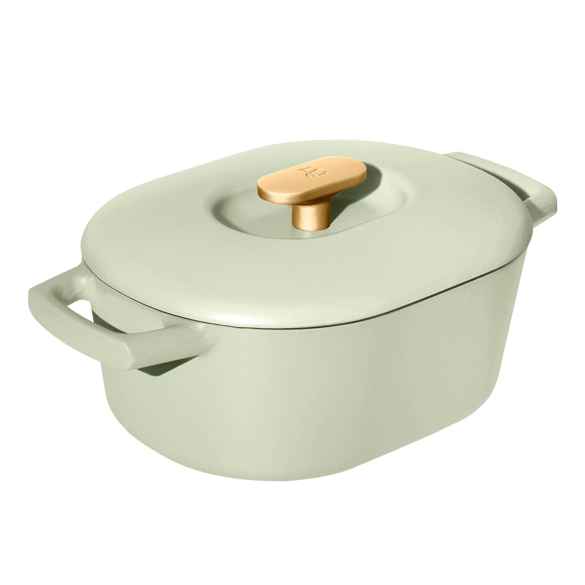 Beautiful 6 Quart Enamel Dutch Oven, Black Sesame by Drew Barrymore