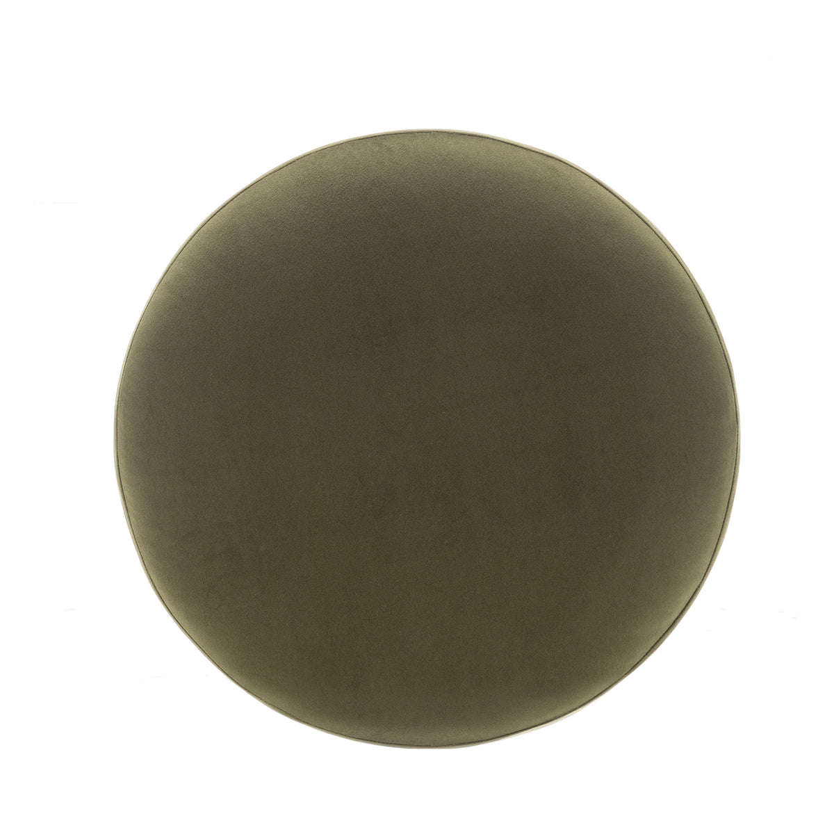 Wovenbyrd Round Pouf Ottoman with Foam Core, Gray �C Perfect for Living Room or Bedroom