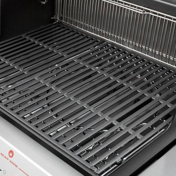 Genesis E-335 3- Burner Propane Gas Grill in Deep Ocean Blue with Side Burner