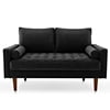 Koby Home Sectional Loveseat Couch Sofa Mid-Century 58" Sofas Couches for Living Room Stale Mint