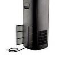 Filtrete by 3M Air Purifier, Large Room Tower, 290 Sq gt Coverage, Black, TRUE HEPA Filter Included