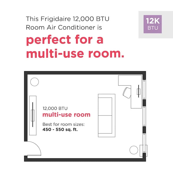 Frigidaire 6,000 BTU Window Room Air Conditioner with Remote Control