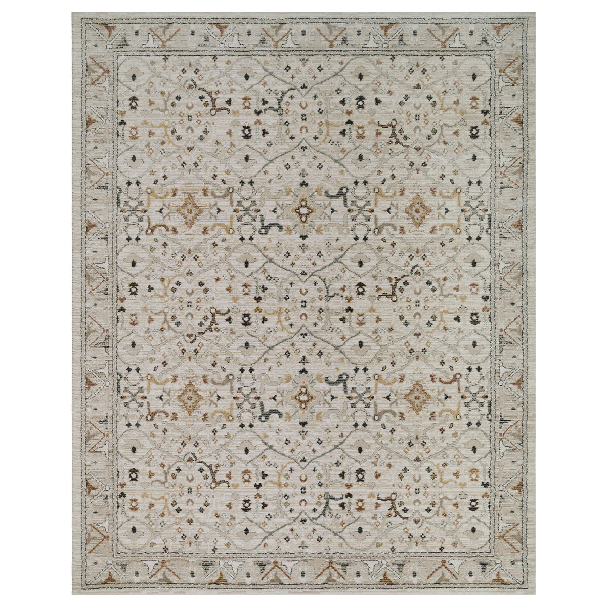 Solaris Area Rug, Ayana Ivory, 7’10” x 10’