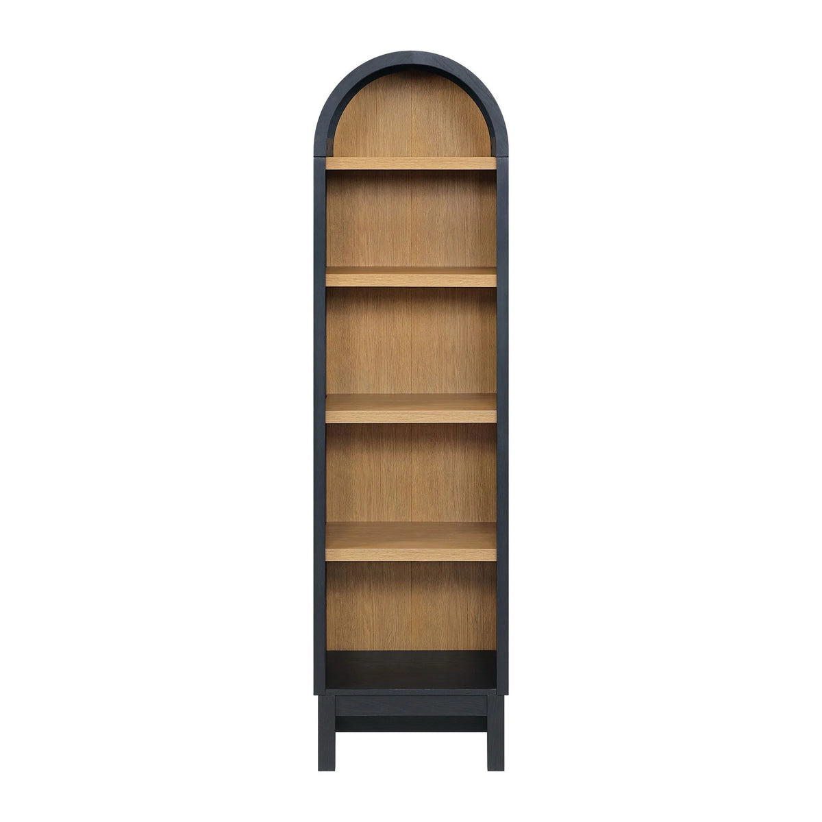 Better Homes & Gardens Juliet Narrow Arch Bookcase, Deep Green and Light Honey
