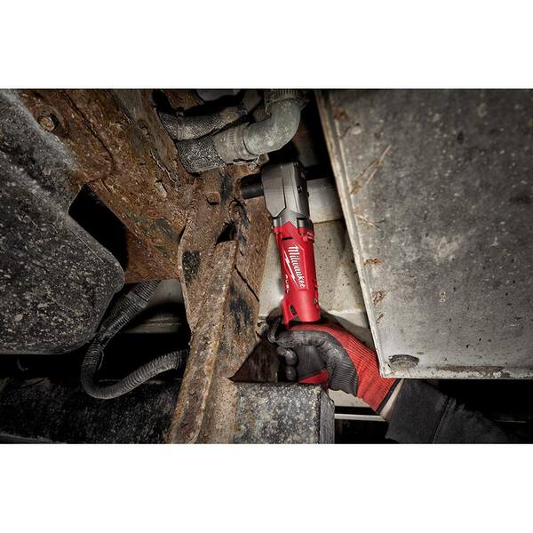 M12 FUEL 12V Lithium-Ion Brushless Cordless 3/8 in. and 1/2 in. Right Angle Impact Wrenches Set (2-Tool)
