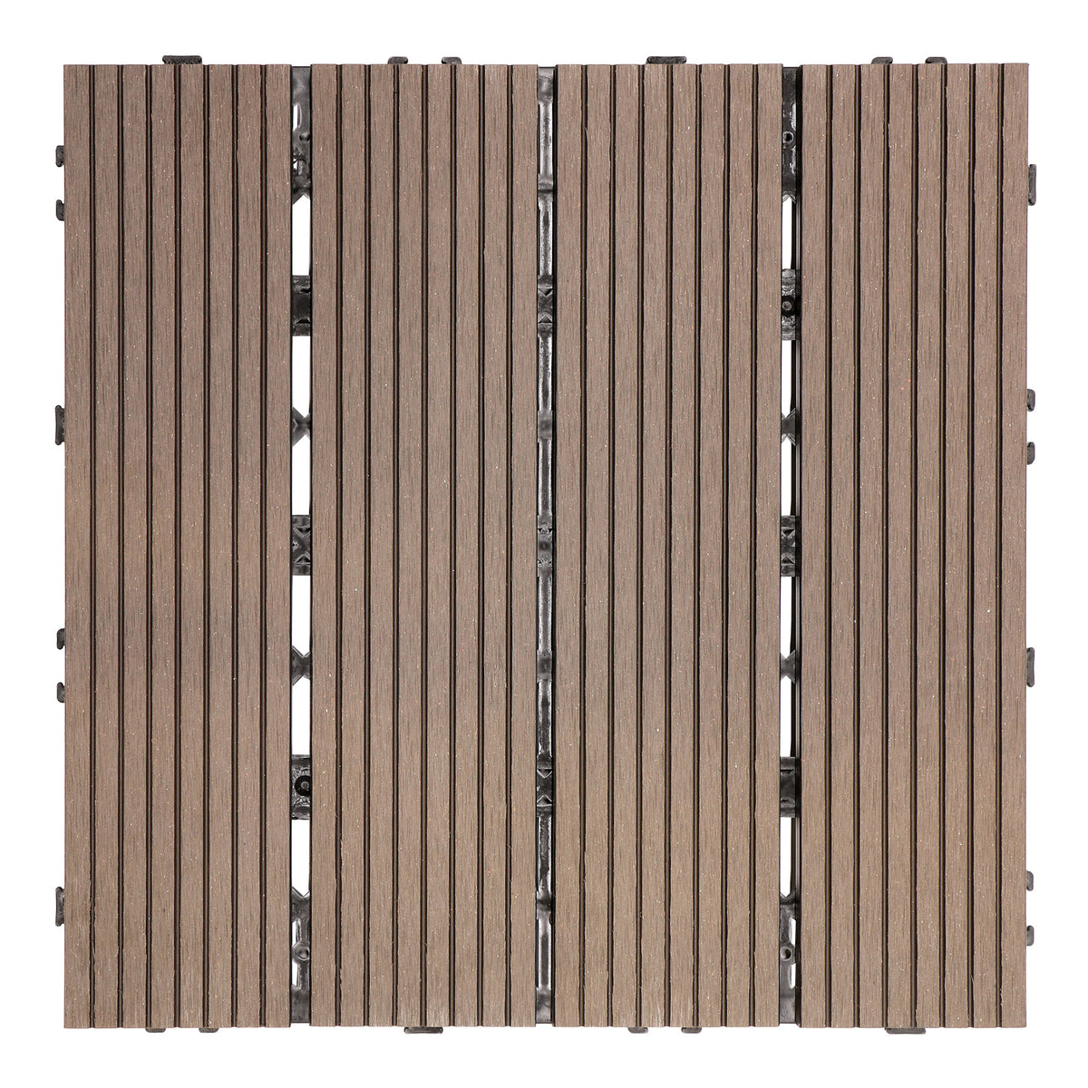 Golden Select WPC 12' x 12” Deck Tiles, 24 Tiles