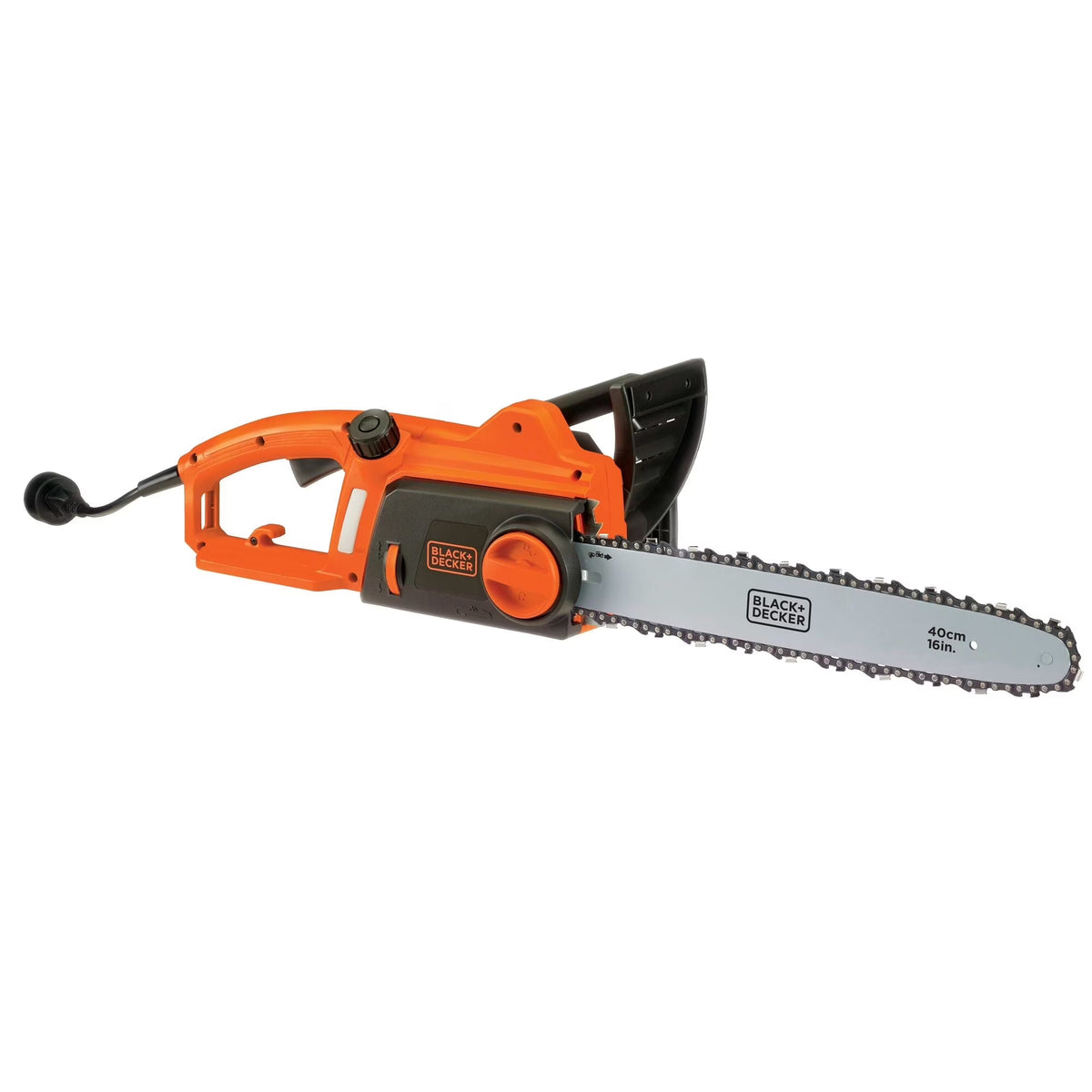 BLACK+DECKER 16�� 12 Amp Corded Electric Chainsaw, Tool-Free Chain Tensioning, Auto-Oiling