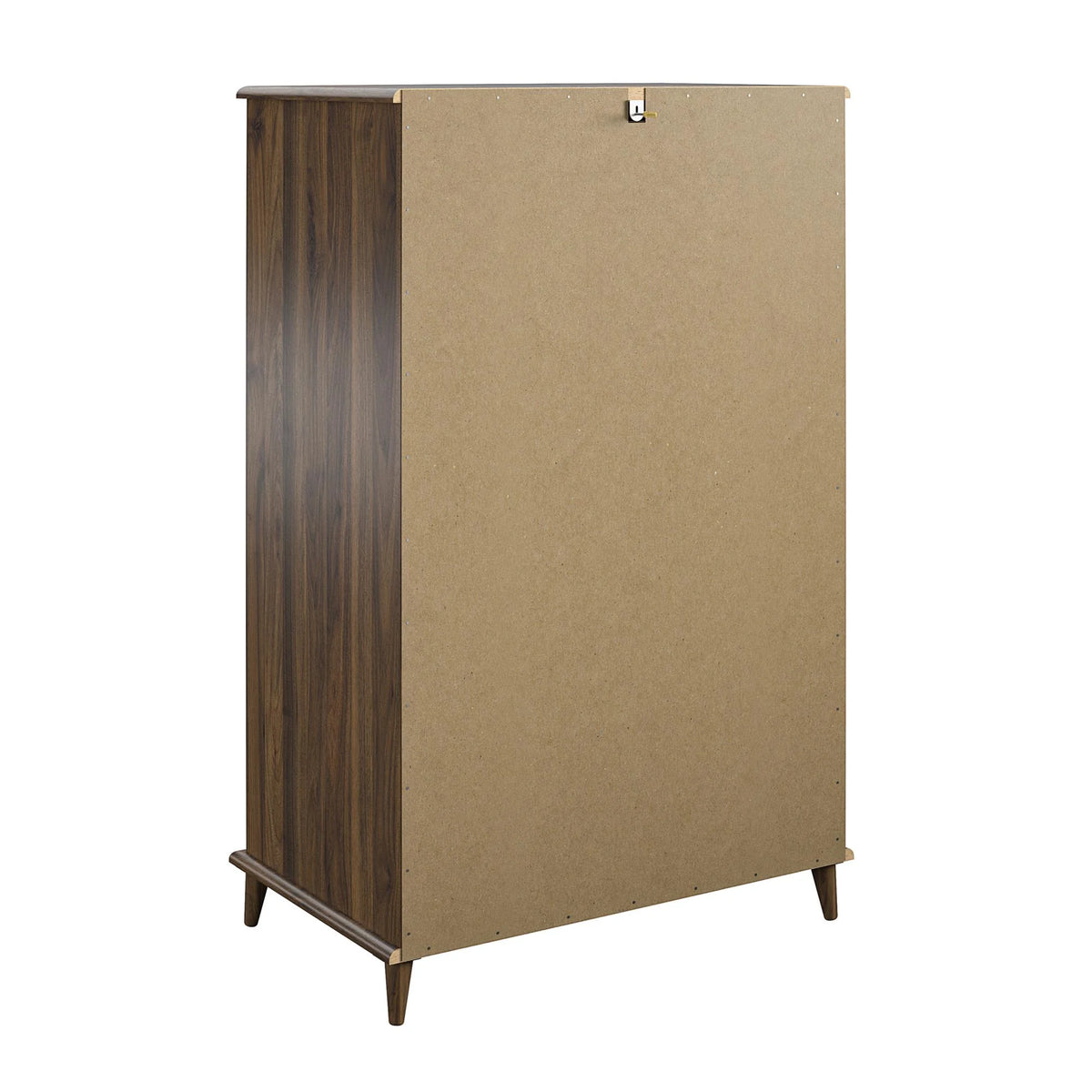 Ameriwood Home Farnsworth 5-Drawer Dresser, Walnut