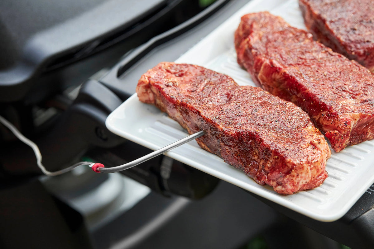 Weber Connect Smart Grilling Hub, WiFi and Bluetooth Enabled Thermometer, LCD Display