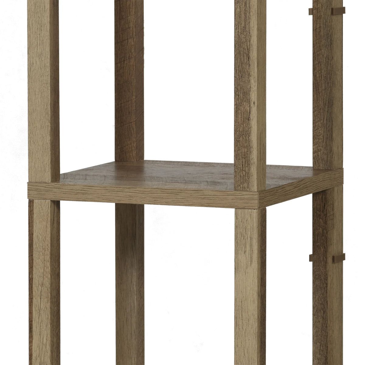 Better Homes & Gardens 62.25" Modern Pull Chain Weathered Floor Lamp with Natural Square Shade