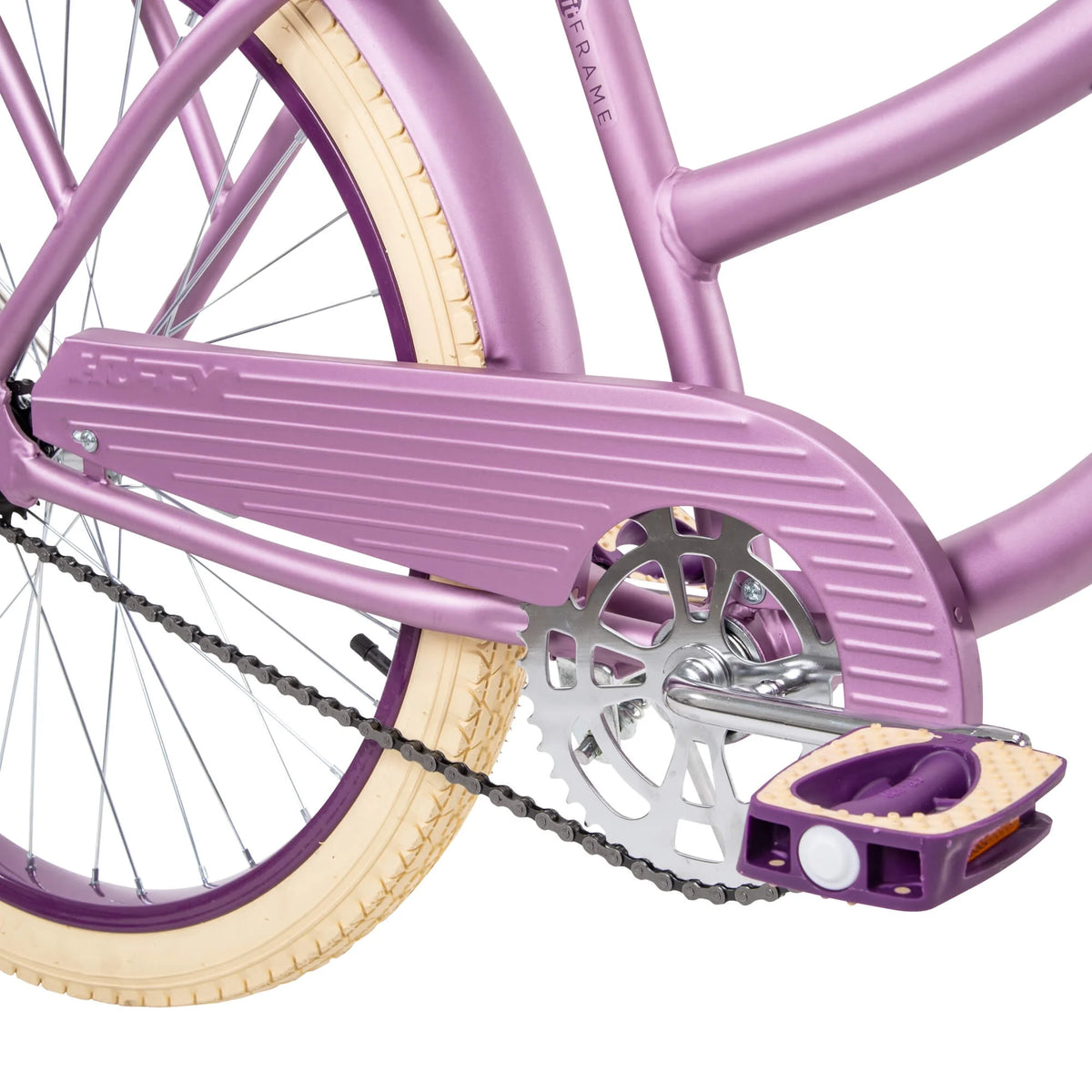 Huffy 24" Nel Lusso Cruiser Bike, Fits Riders 4'8" - 5'8", Purple, Adult, Women's